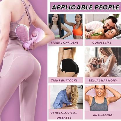 Fitness device for women, highlighting benefits like confidence, couple life, tight buttocks, sexual harmony, gynecological health, anti-aging on IndianChic ecommerce site.